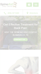 Mobile Screenshot of myspineaid.com