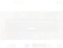 Tablet Screenshot of myspineaid.com